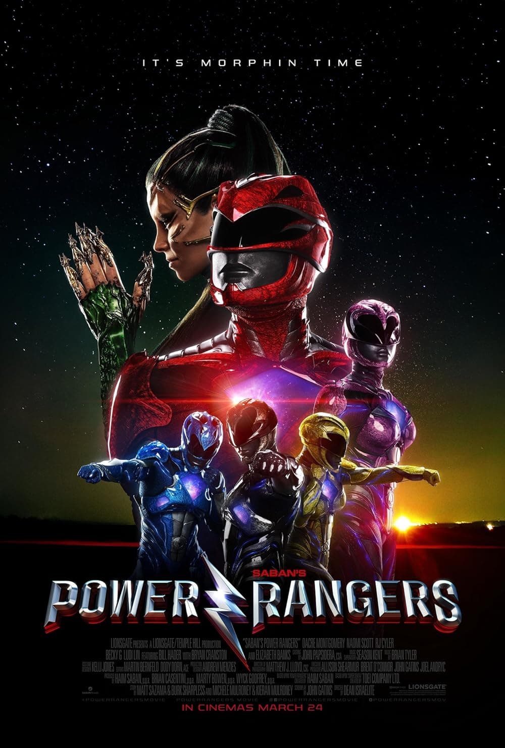 Power Rangers poster